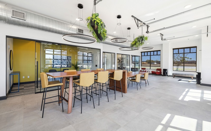 Resident co-working space at Metronome at MidCity
